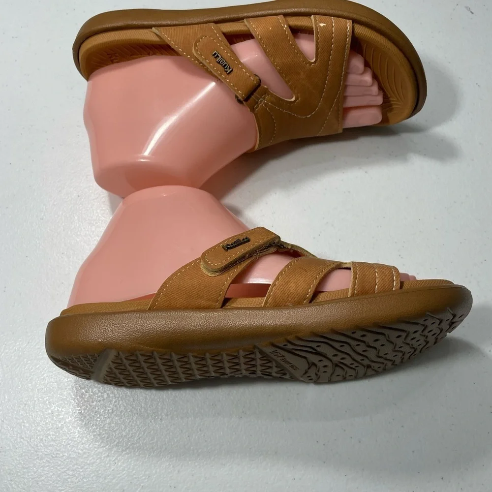 Kuailu Brown Open-Toe Sandals Size 7 SB-80